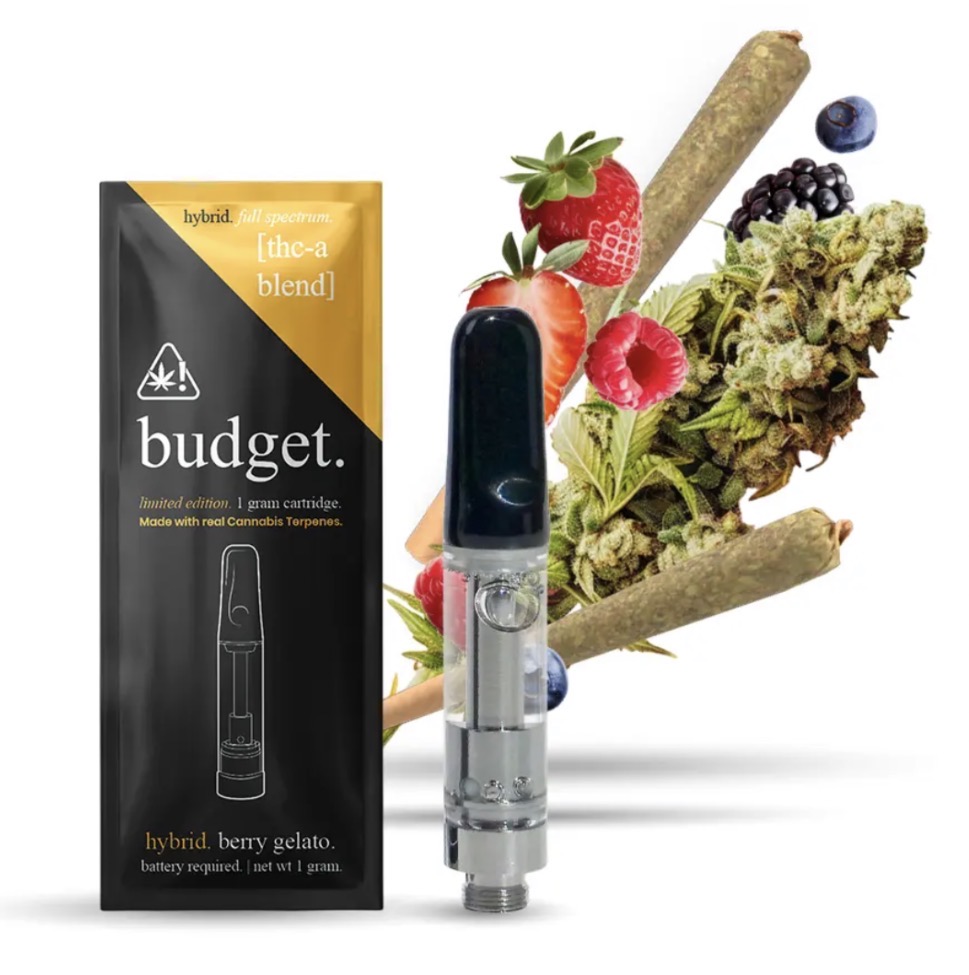 1 Gram THCA Full Spectrum Vape Cartridge | Berry Gelato - Hybrid