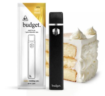 Budget THCA Disposable – 1 Gram THC-A Blend- Wedding Cake