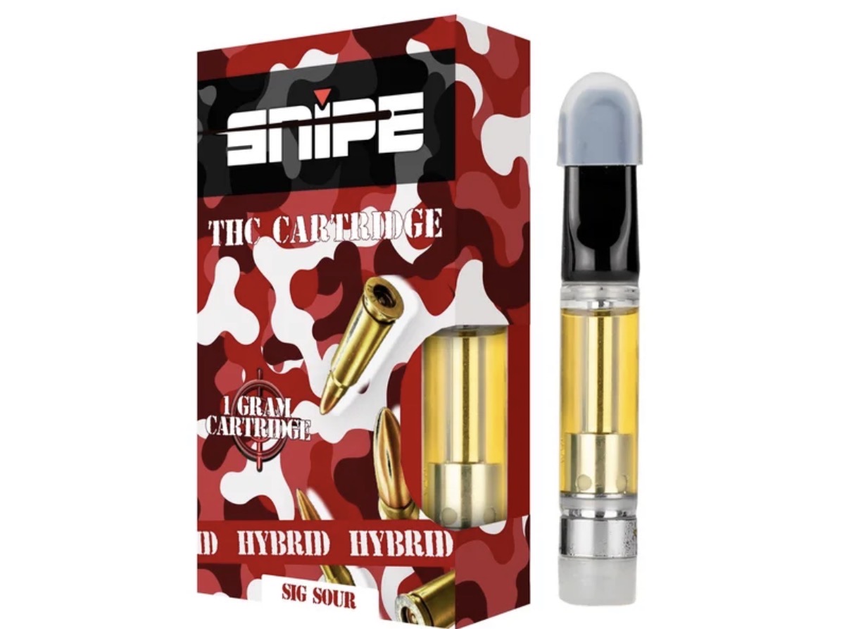 Snipe 1 Gram THC Cartridge Indica / Sig Sour