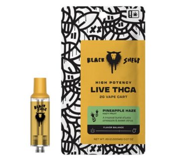 Black Sheep Live Pineapple Haze THCA Blend Cartridge | 2g Sativa
