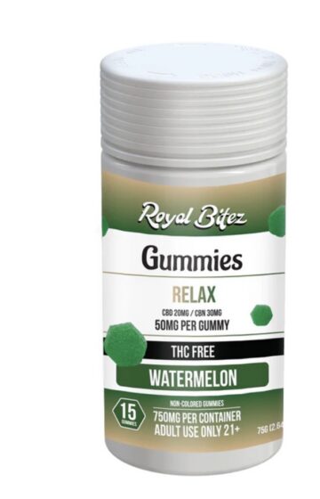 ROYAL BITEZ RELAX 15CT GUMMY: WATERMELON