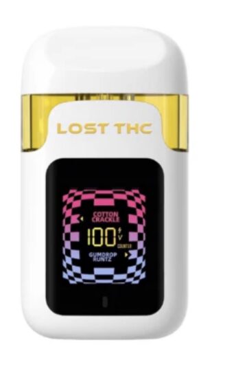 LOST THC: SWITCH THCA DISPOSABLE - 5G Cotton Crackle (S) + Gumdrop Runtz (I)